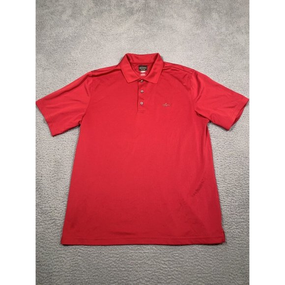 4 Mens Shirts Collared Polo Short Sleeve Tommy Bahama Greg Norman Green Large L - Picture 12 of 16